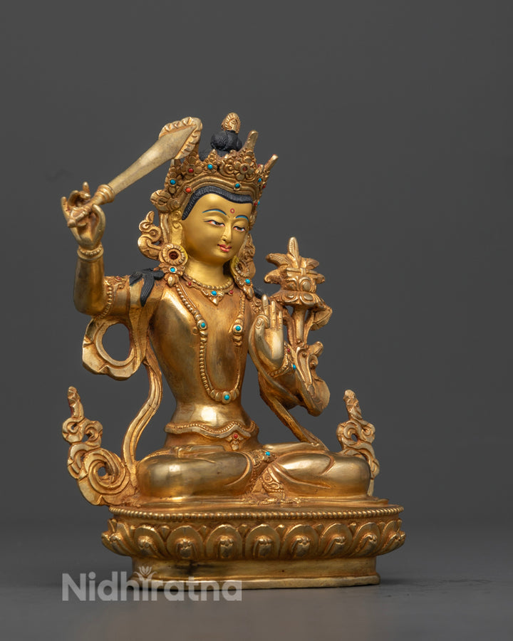 Manjushri Statue | Universal Source of Wisdom | Tibetan Art