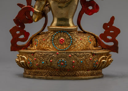 Manjushri Statue | Handcrafted Tibetan Buddhist Sculpture