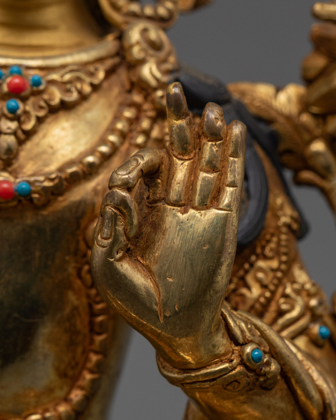 Manjushri Statue | Handcrafted Tibetan Buddhist Sculpture