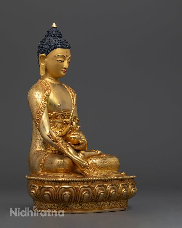 Bhaisajyaguru Medicine Buddha statue