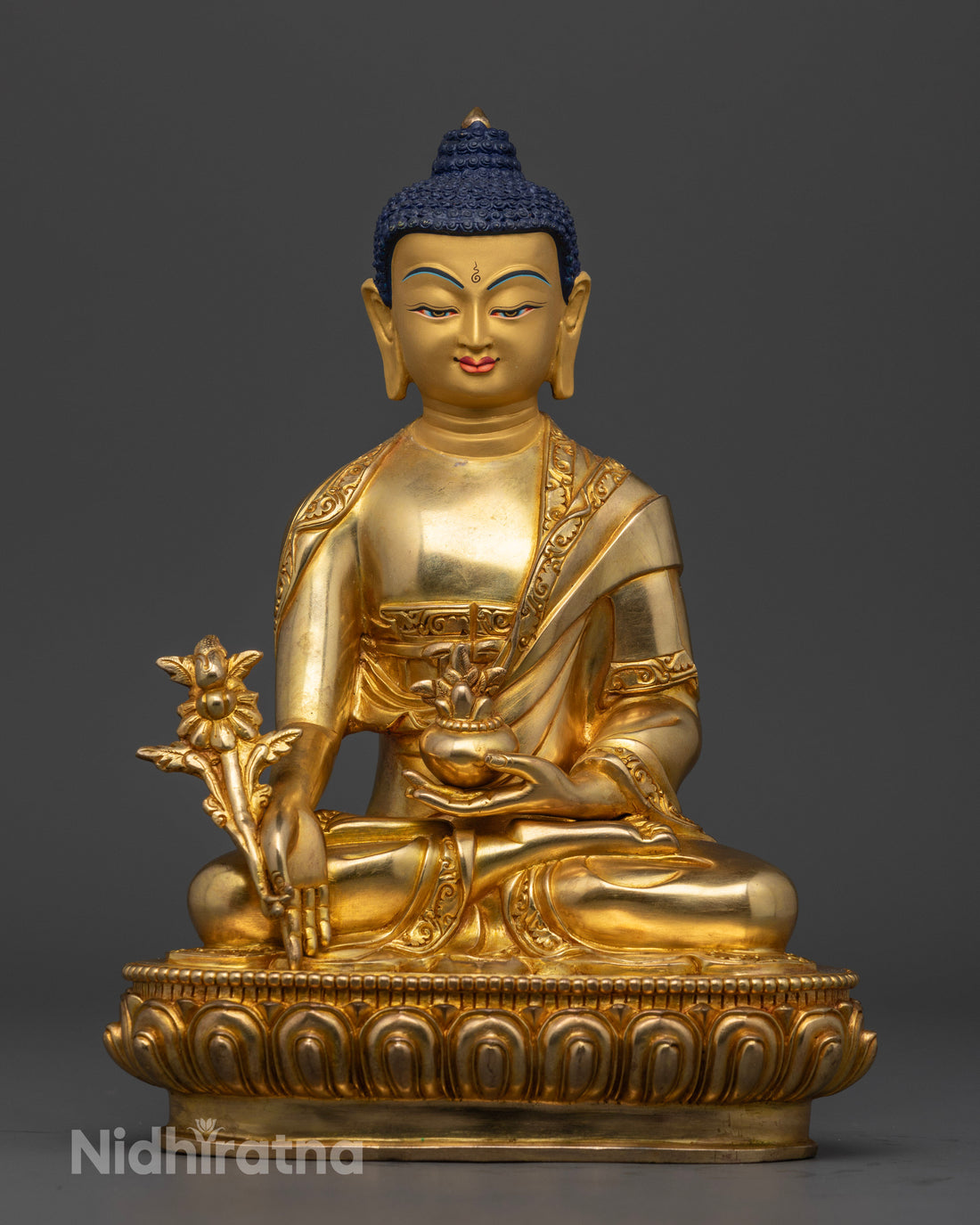 Bhaisajyaguru Vaiduryaprabha Medicine Buddha Statue