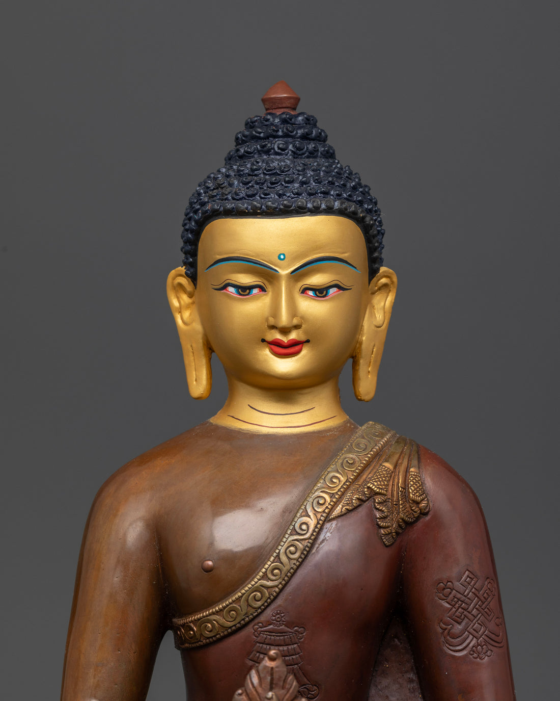 Oxidized Healing Buddha: Symbol of Spiritual and Physical Healing