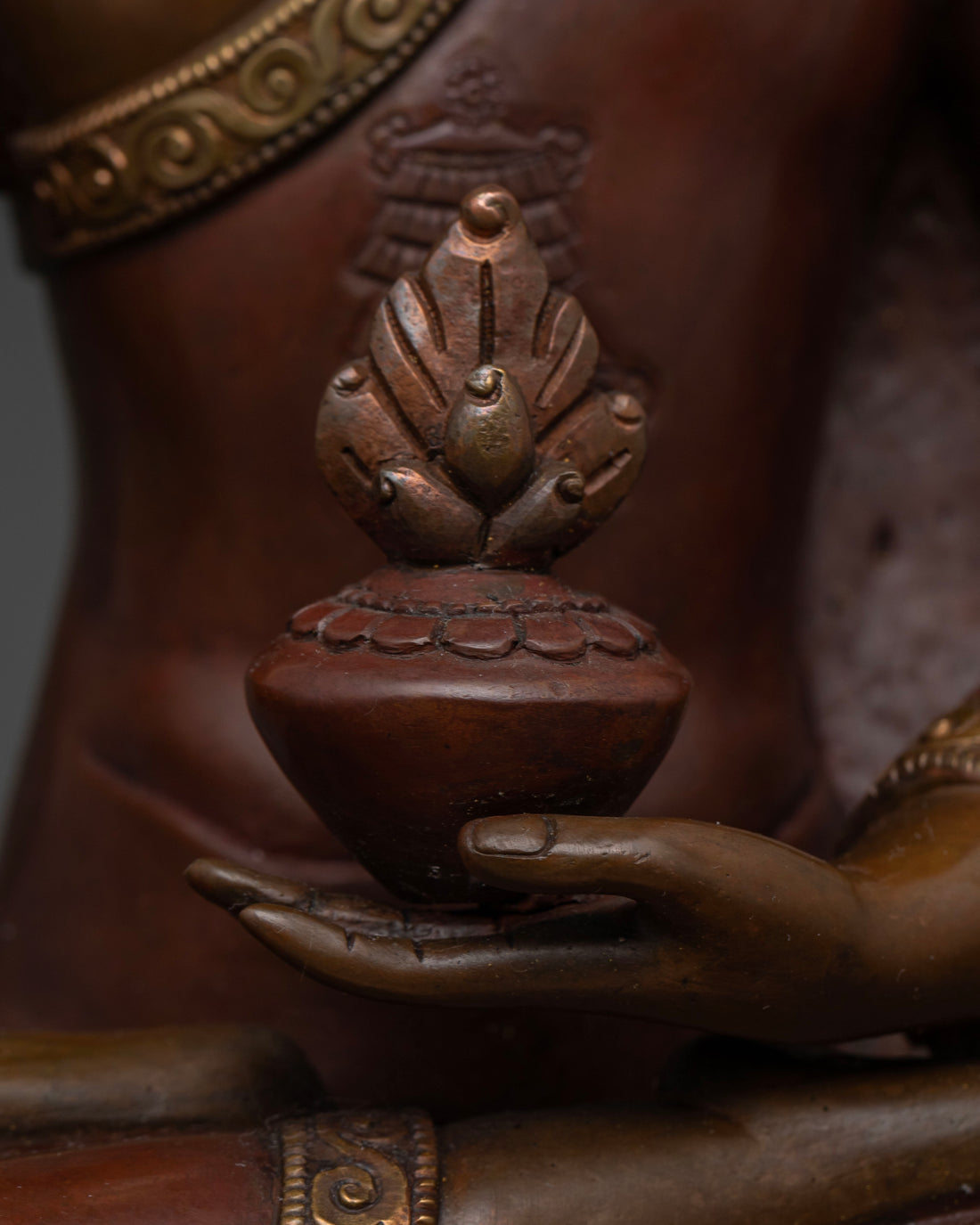 Oxidized Healing Buddha: Symbol of Spiritual and Physical Healing