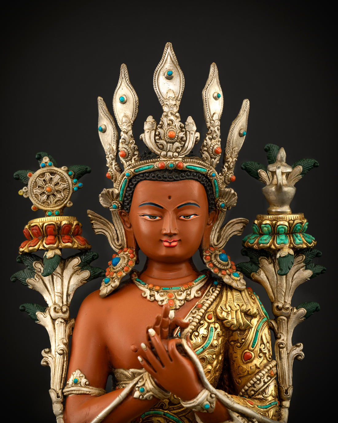 Maitreya Buddha: The Ruby Seated Lotus Protector