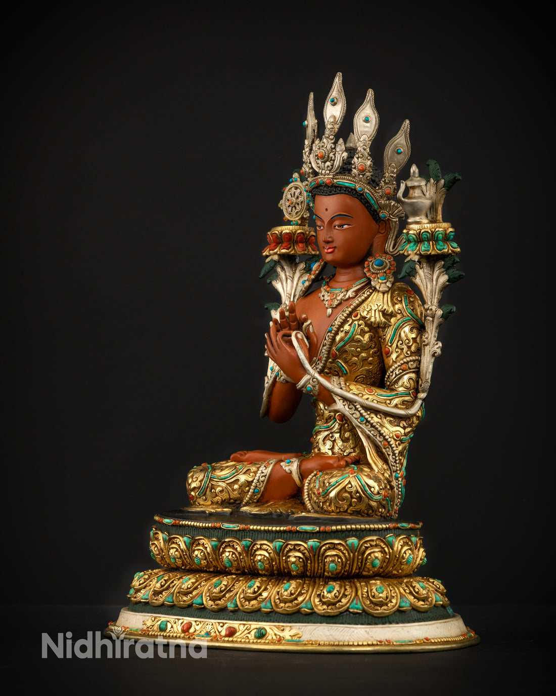 Maitreya Buddha: The Ruby Seated Lotus Protector