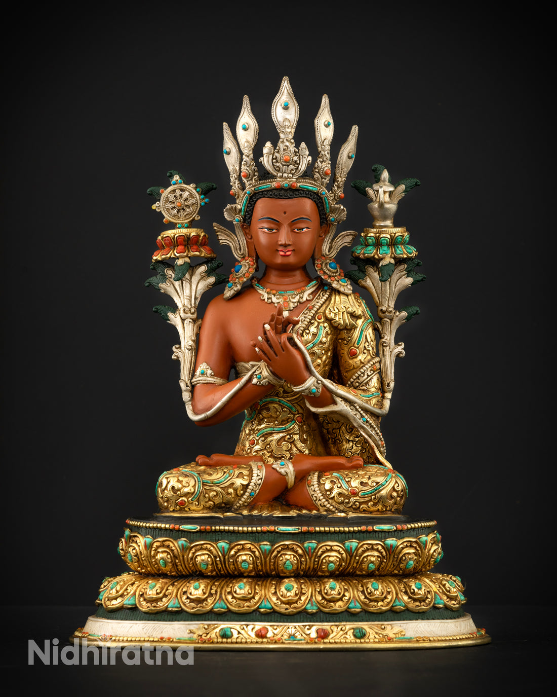 Maitreya Buddha: The Ruby Seated Lotus Protector