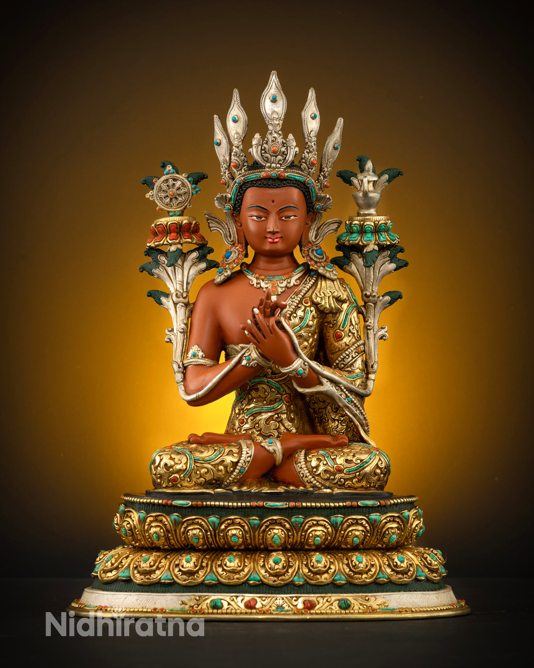 Maitreya Buddha: The Ruby Seated Lotus Protector