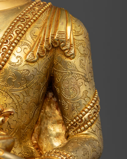 Bhaisajyaguru Altar: The Enlightened Healer in Gold