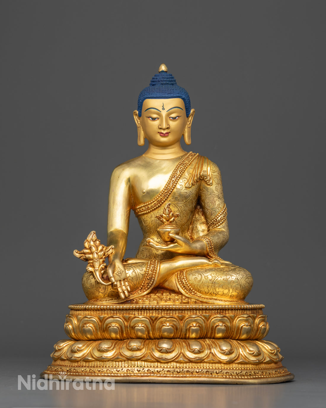 Bhaisajyaguru Altar: The Enlightened Healer in Gold