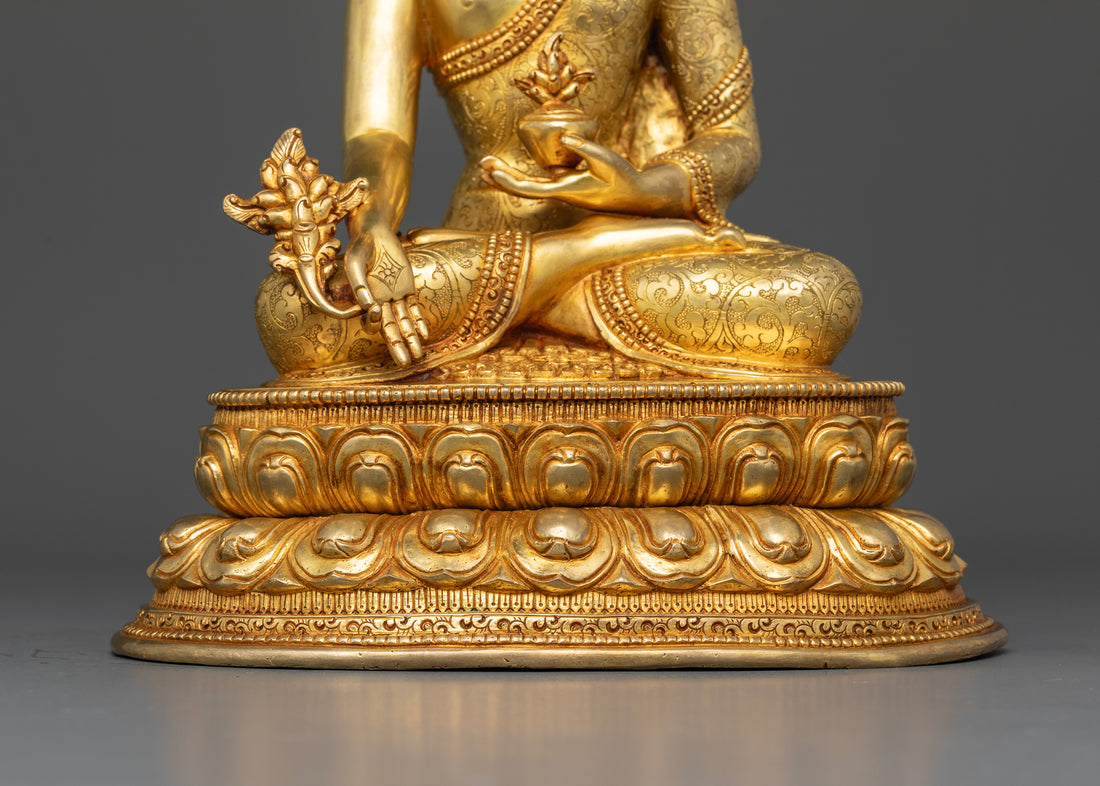 Bhaisajyaguru Altar: The Enlightened Healer in Gold