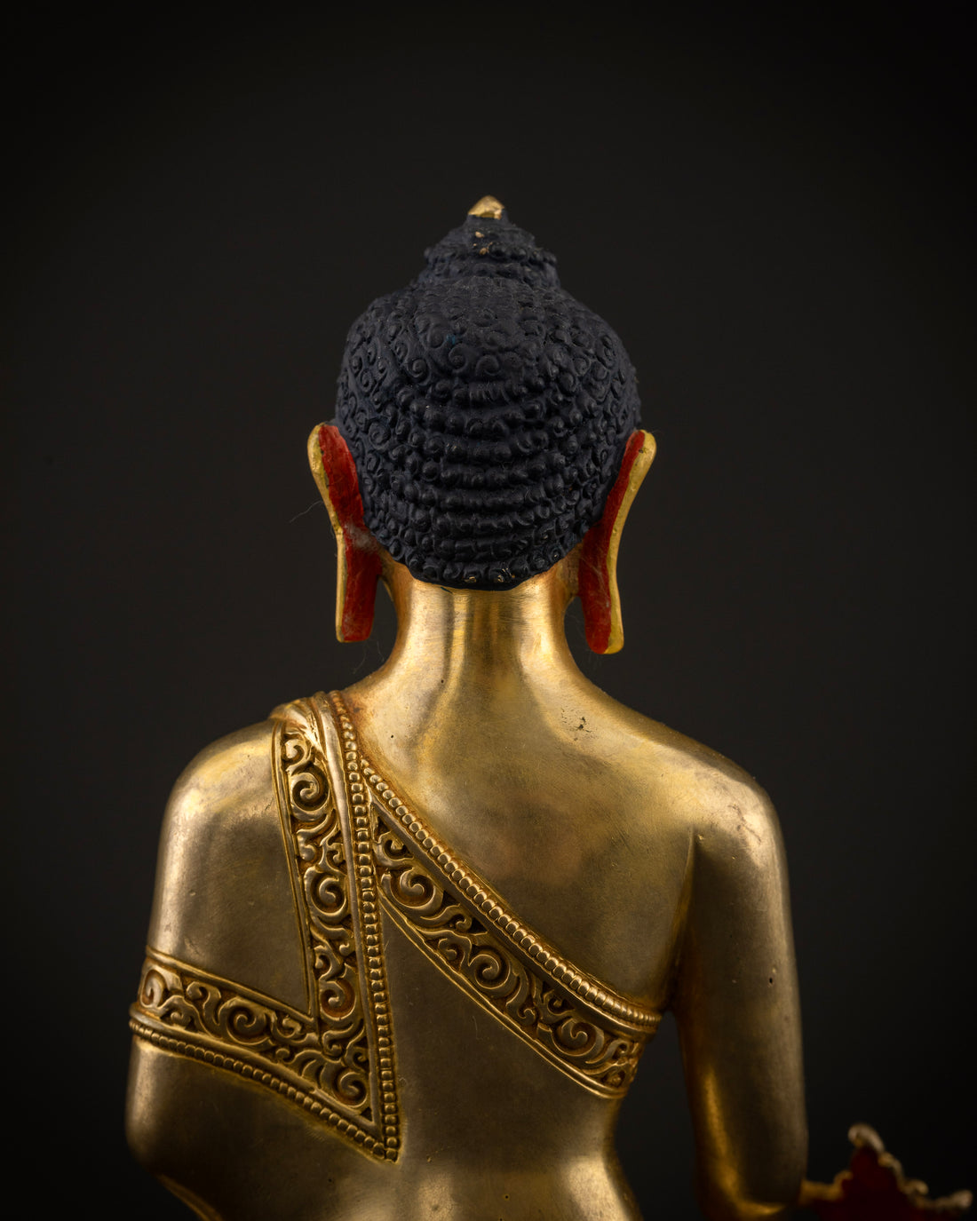 Handmade Sangye Menla Statue: The Healing Power of Medicine Buddha