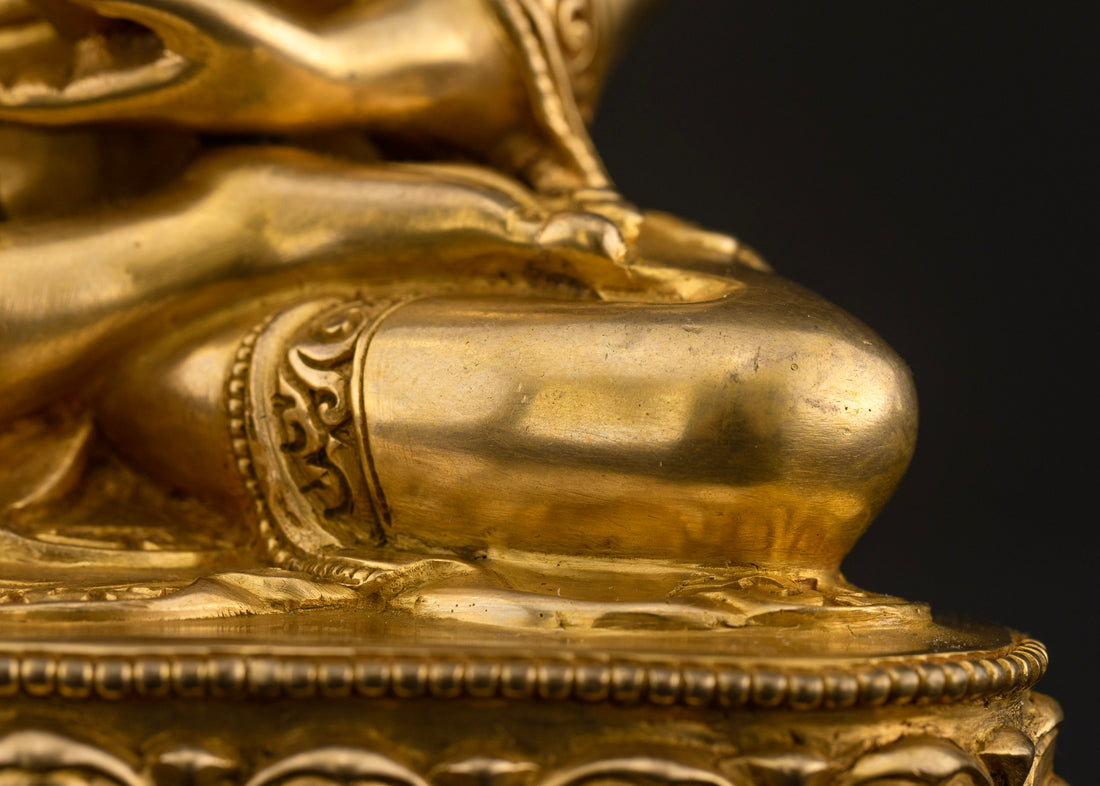 Handmade Sangye Menla Statue: The Healing Power of Medicine Buddha