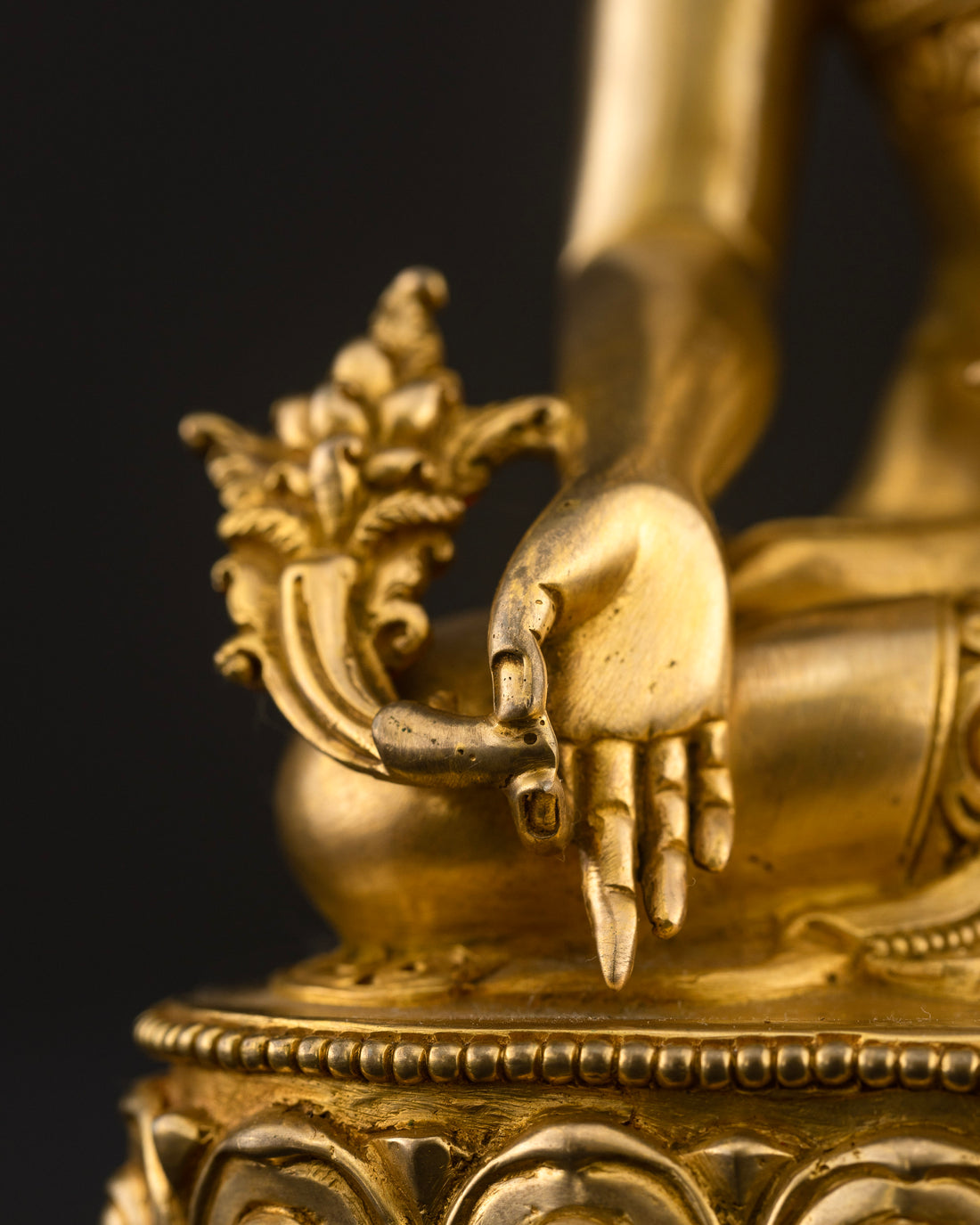 Handmade Sangye Menla Statue: The Healing Power of Medicine Buddha