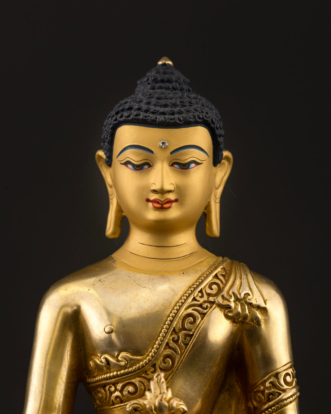 Handmade Sangye Menla Statue: The Healing Power of Medicine Buddha