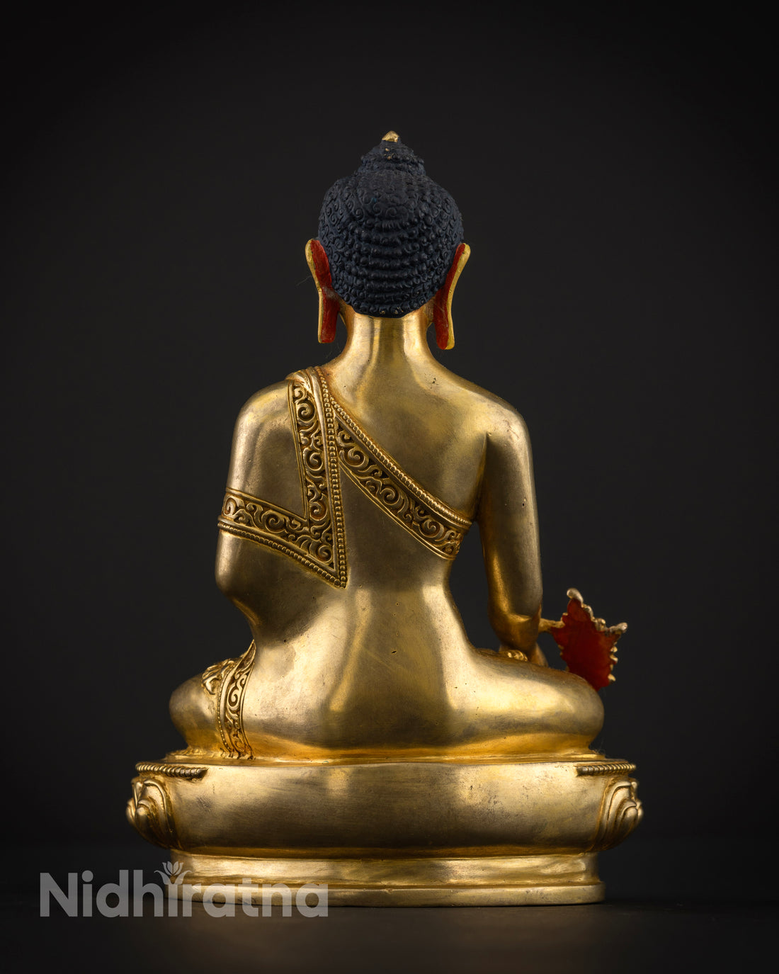 Handmade Sangye Menla Statue: The Healing Power of Medicine Buddha