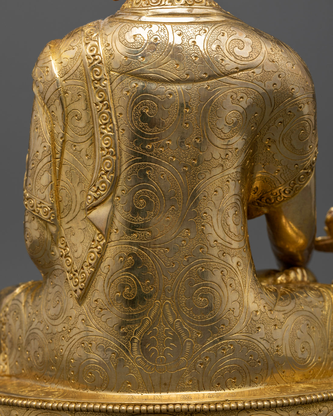 Handcrafted Medicine Buddha Sculpture - Symbol of Healing and Compassion