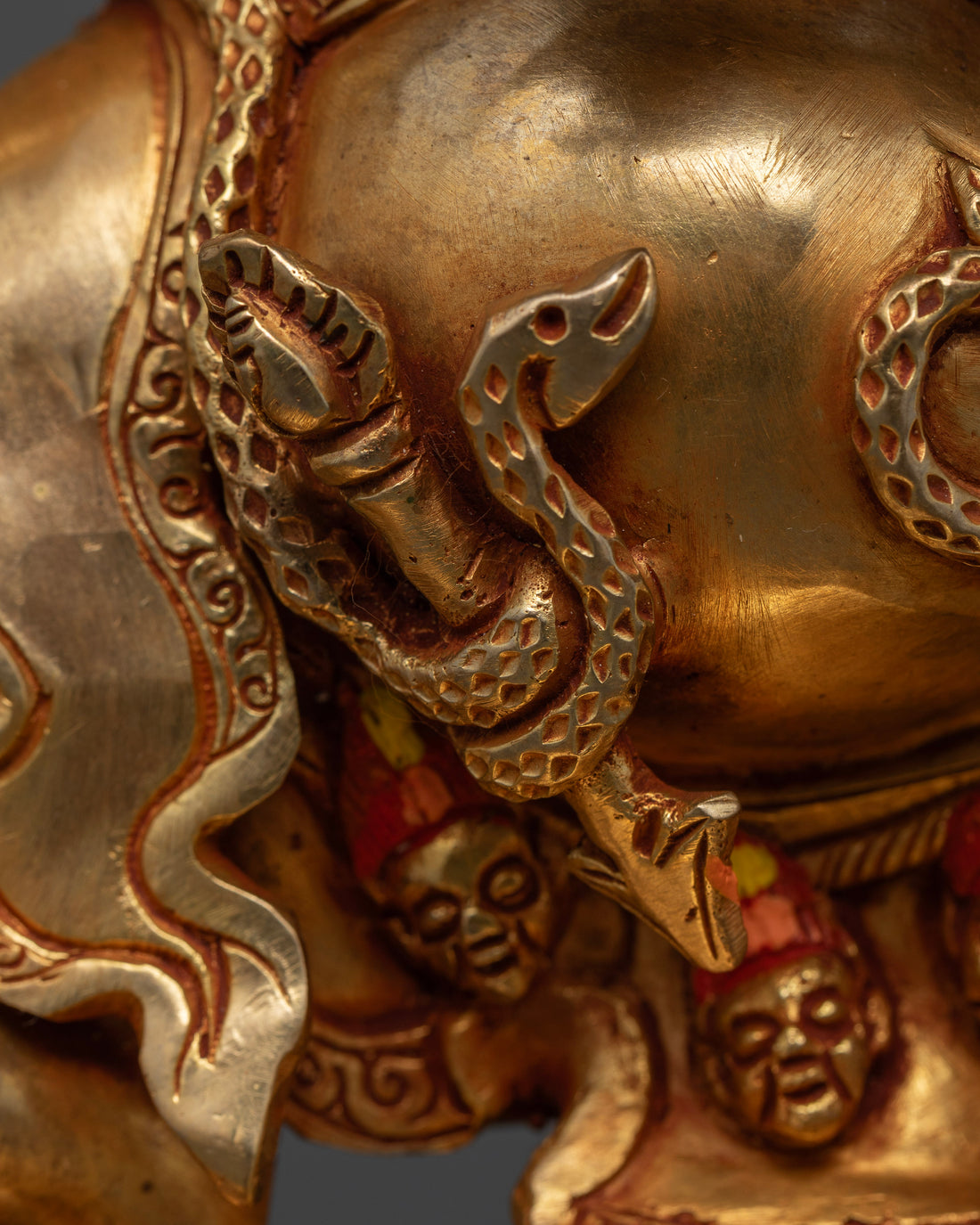 Powerful Mahakala Bernagchen Statue - Guardian of the Dharma.