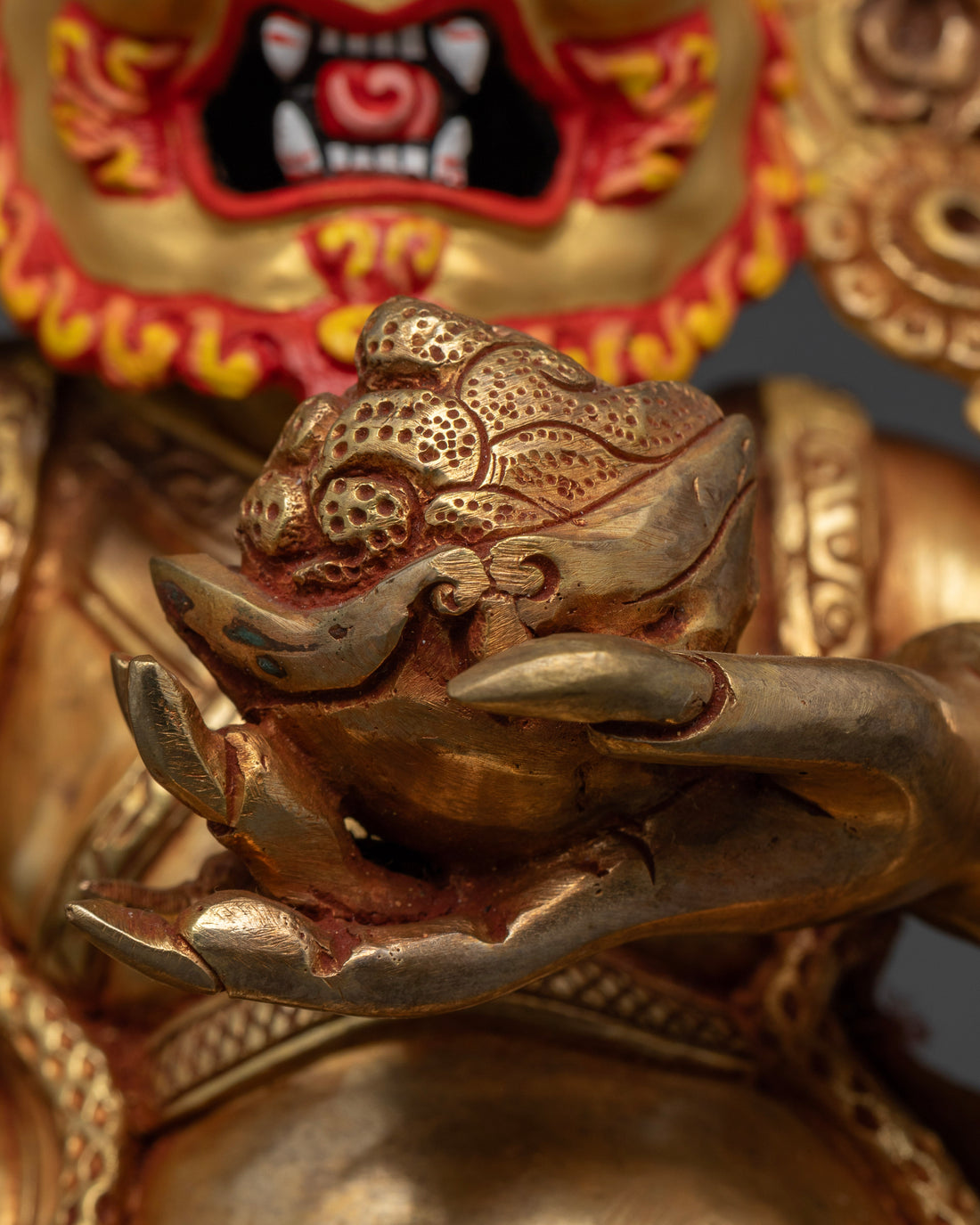 Powerful Mahakala Bernagchen Statue - Guardian of the Dharma.