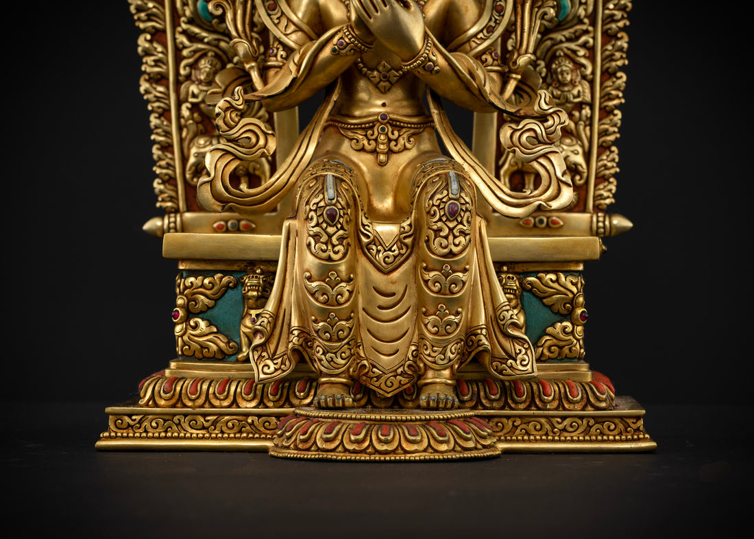 Maitreya Buddha in Throne: The Awaited Buddha of Renewal