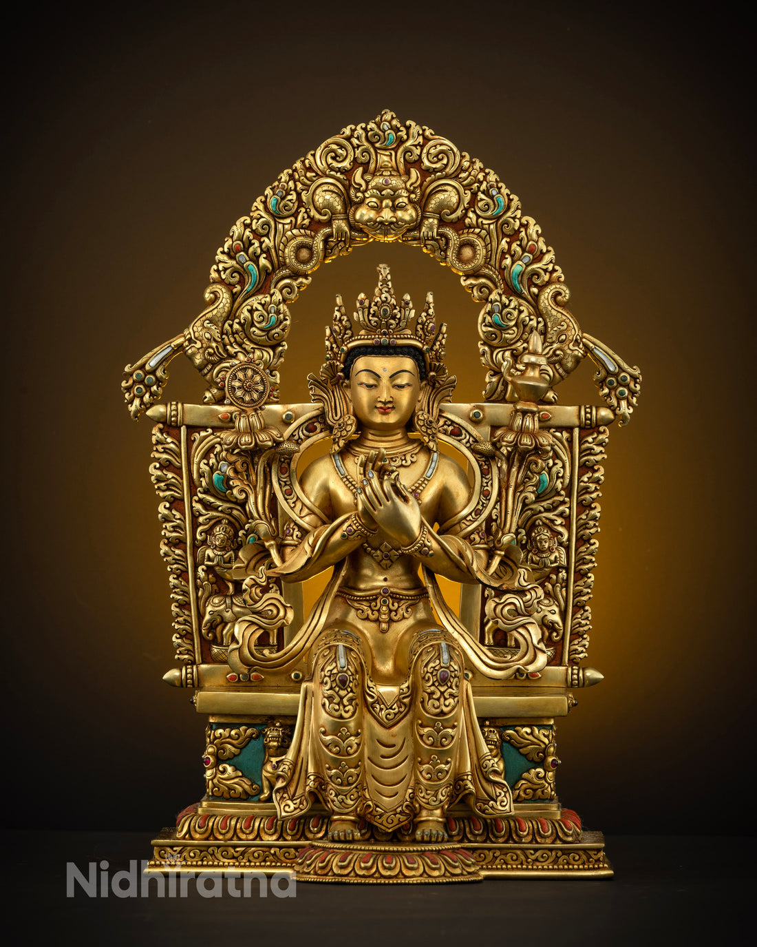 Maitreya Buddha in Throne: The Awaited Buddha of Renewal