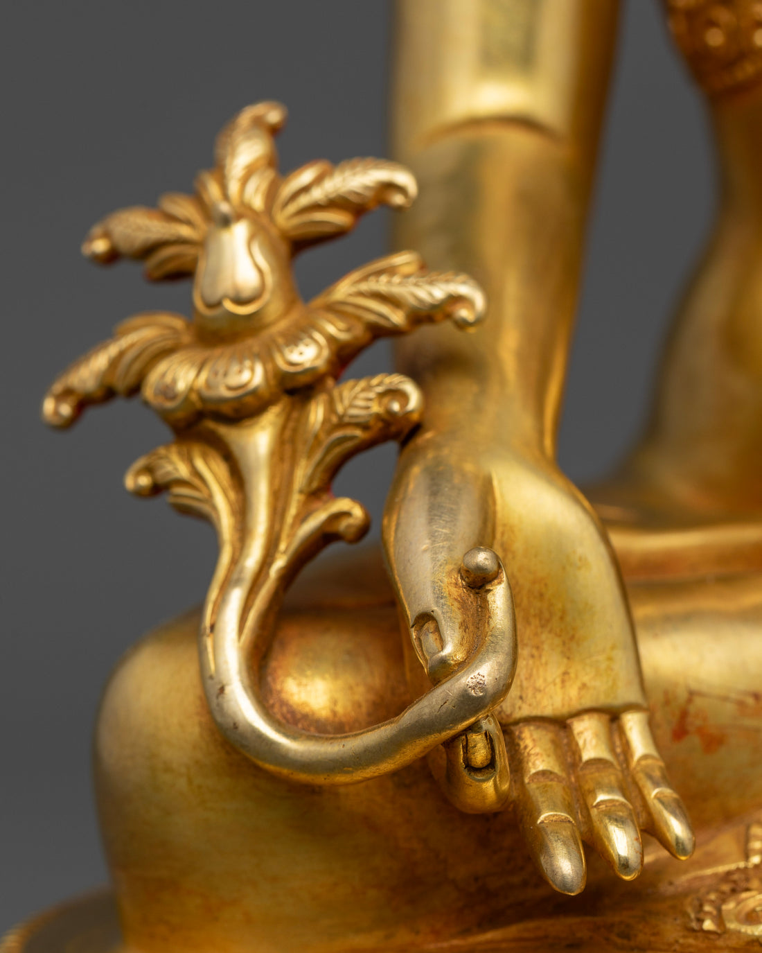 Fine Gold Plated Medicine Buddha Statue: Exclusive Collection for Practitioners