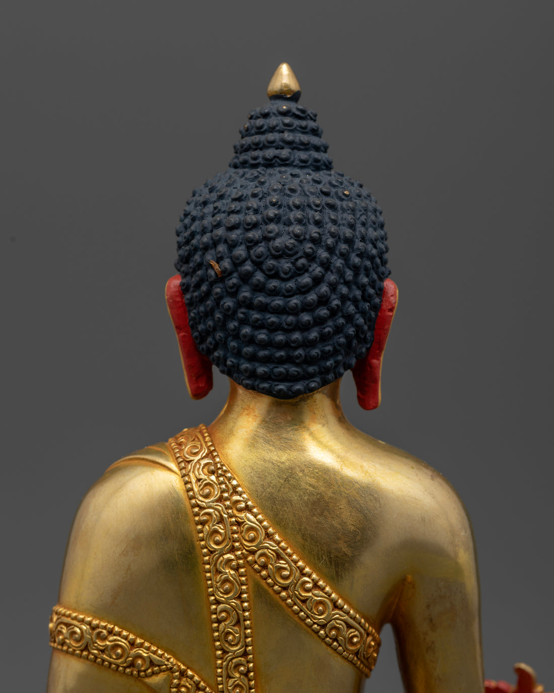 Fine Gold Plated Medicine Buddha Statue: Exclusive Collection for Practitioners