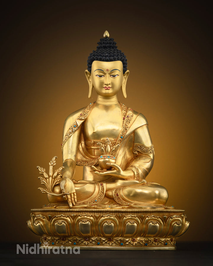 Handmade Medicine Buddha Statue: A Treasure of Healing Energy