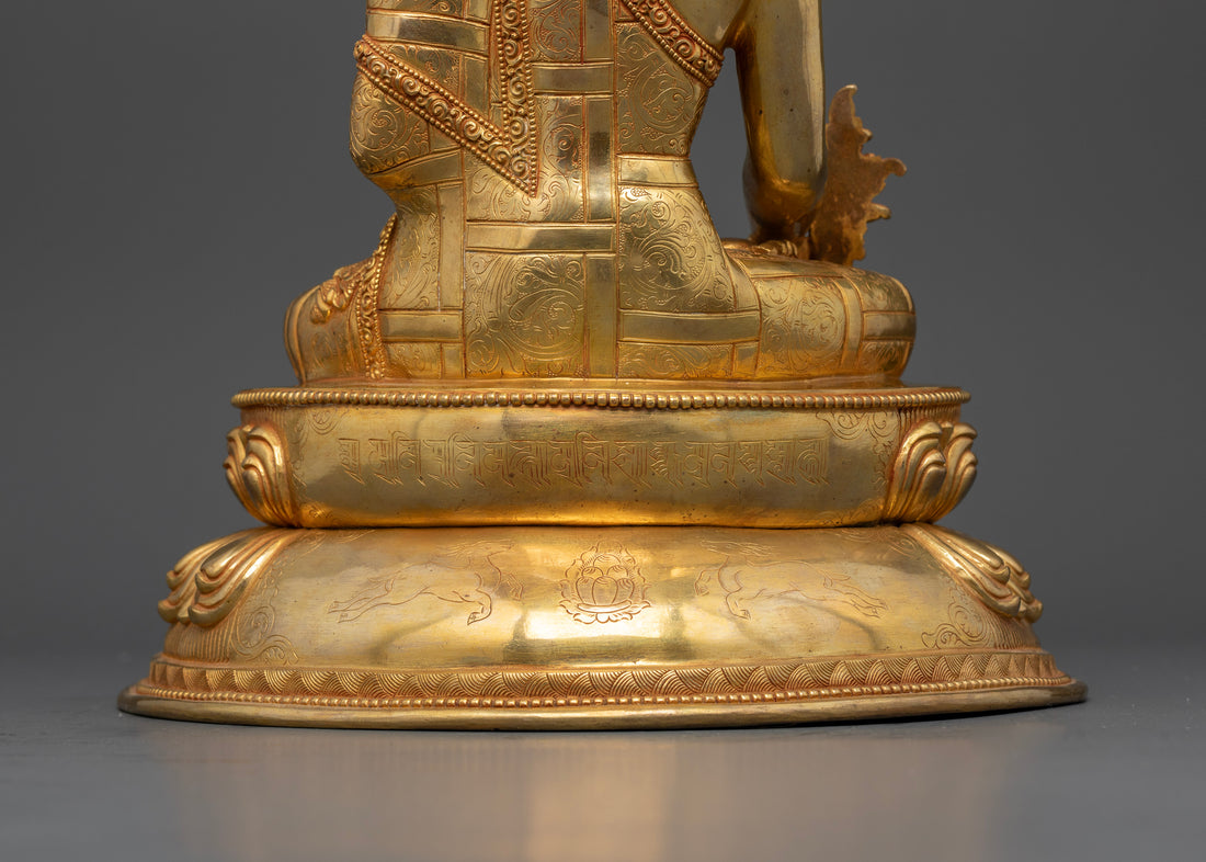 Healing Radiance: The Golden Form of Medicine Buddha