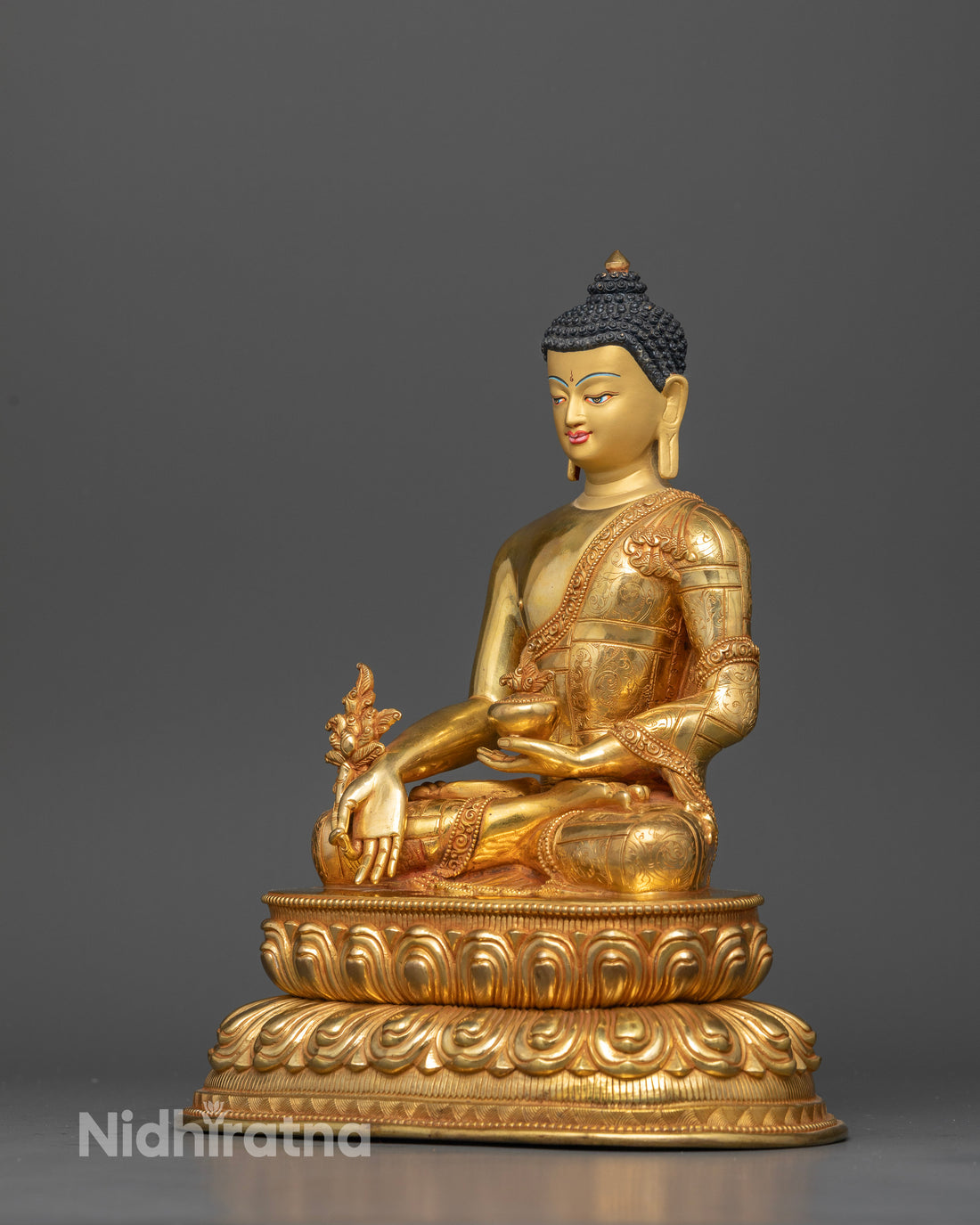 Healing Radiance: The Golden Form of Medicine Buddha