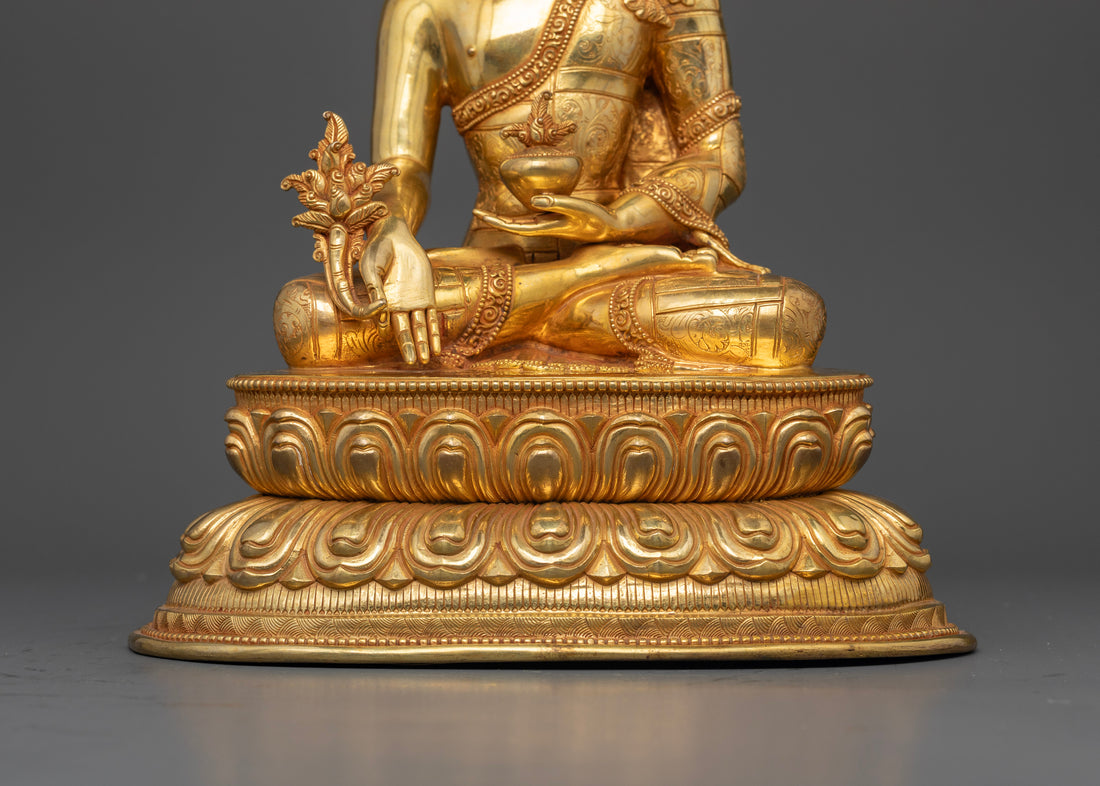 Healing Radiance: The Golden Form of Medicine Buddha