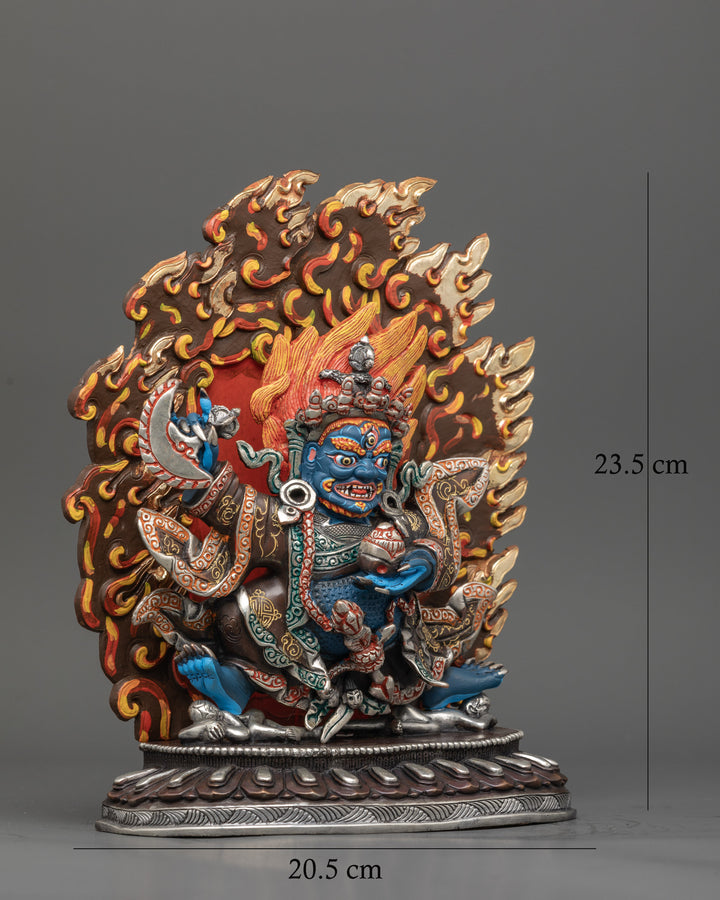 Mahakala Bernagchen Statue: Fierce Protector of the Buddhist Path