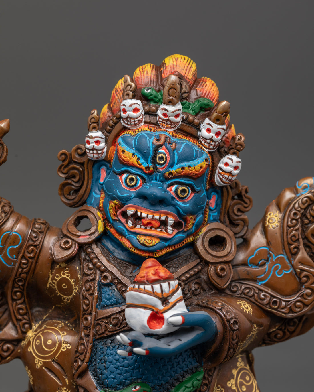 Mahakala Bernagchen Statue: Guardian of Wisdom