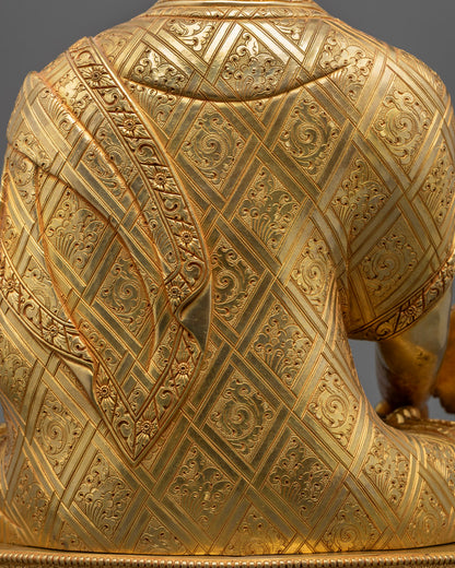 Handmade Medicine Buddha Statue | Buddhist Healing Art
