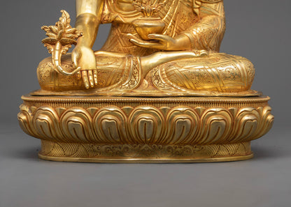 Handmade Medicine Buddha Statue | Buddhist Healing Art