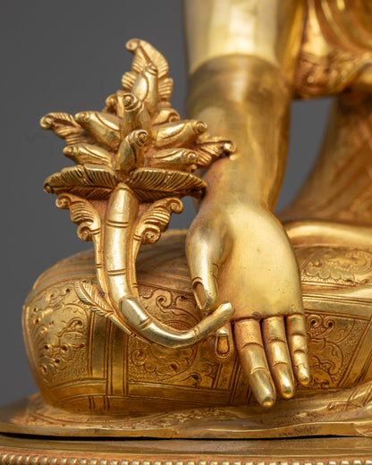 Handmade Medicine Buddha Statue | Buddhist Healing Art