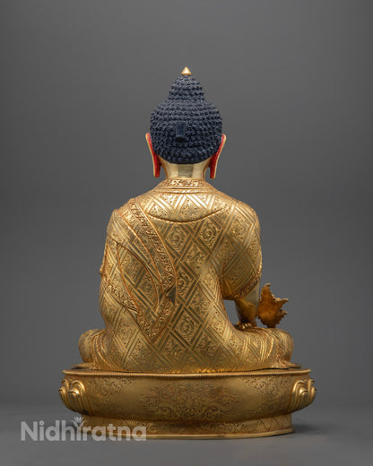 Handmade Medicine Buddha Statue | Buddhist Healing Art