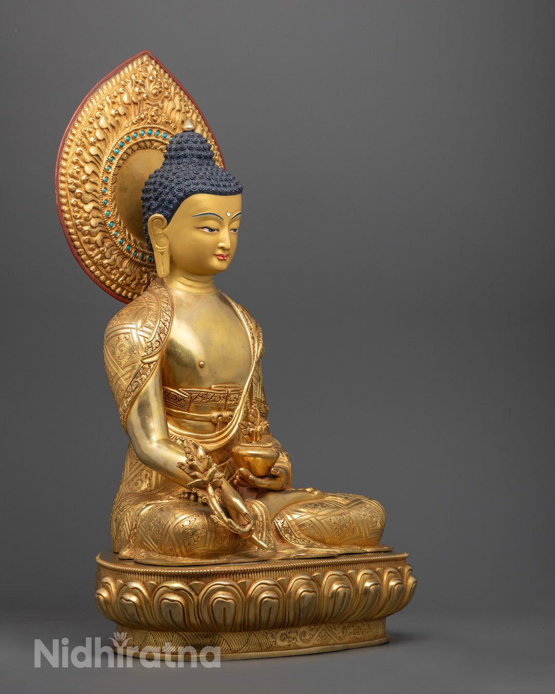 Handmade Medicine Buddha Statue | Buddhist Healing Art
