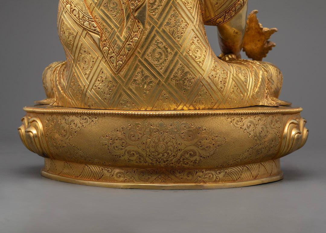 Handmade Medicine Buddha Statue | Buddhist Healing Art
