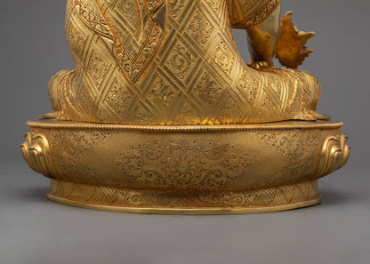 Handmade Medicine Buddha Statue | Buddhist Healing Art