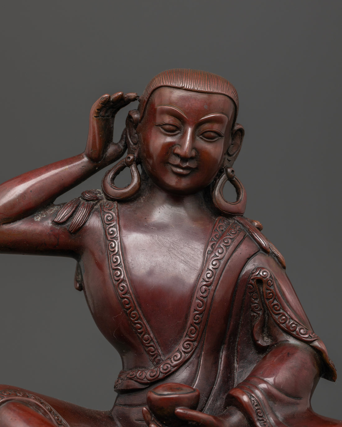 Milarepa with Rich Oxidized Finish