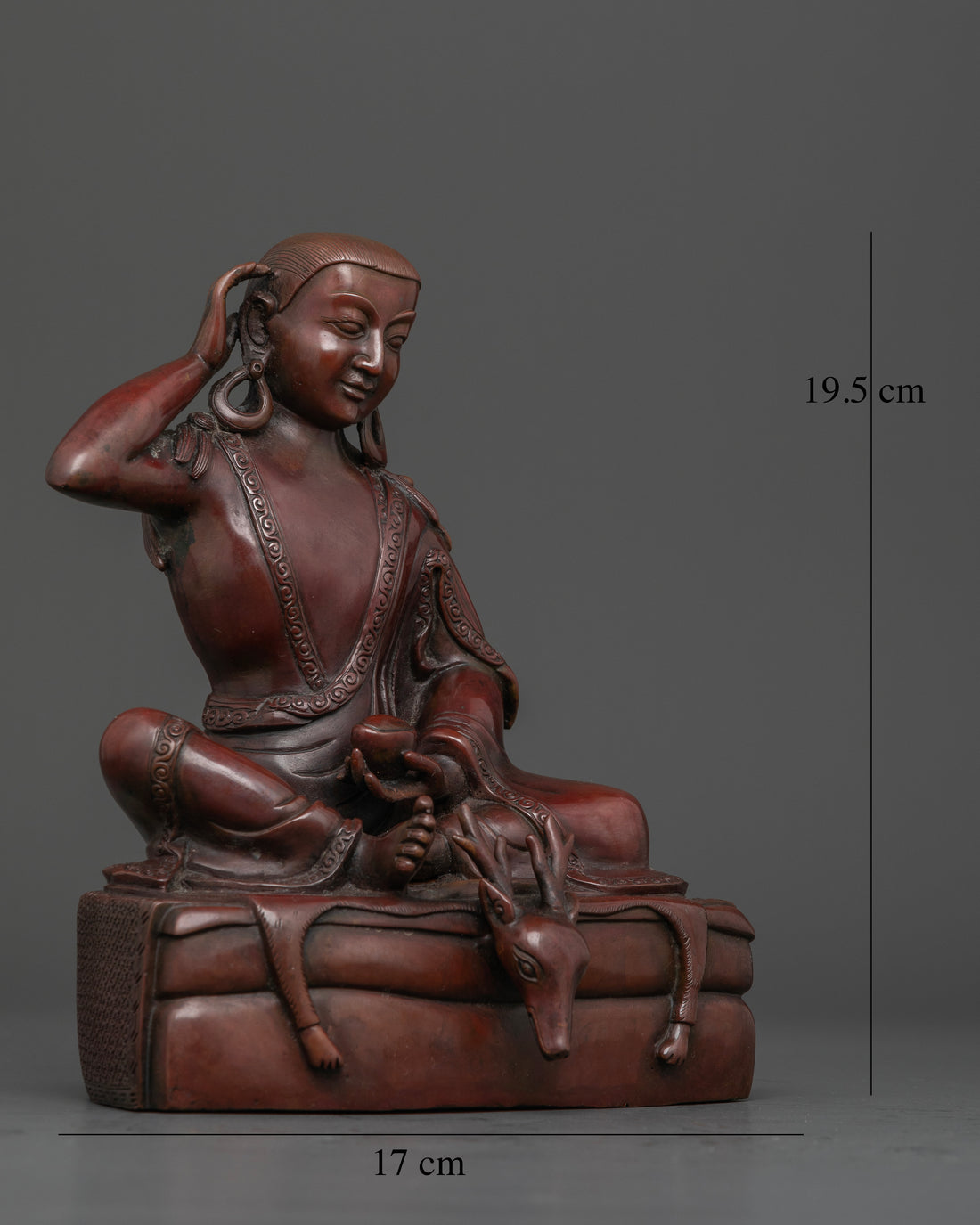 Milarepa with Rich Oxidized Finish