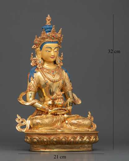 Gold Amitayus: The Buddha of Boundless Life and Serenity