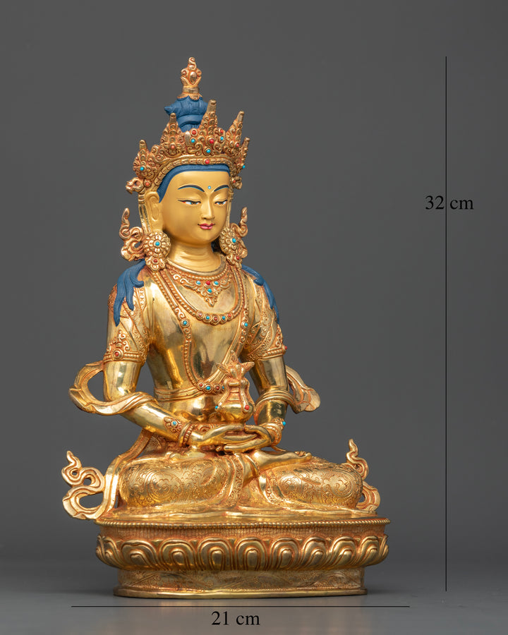 Gold Amitayus: The Buddha of Boundless Life and Serenity