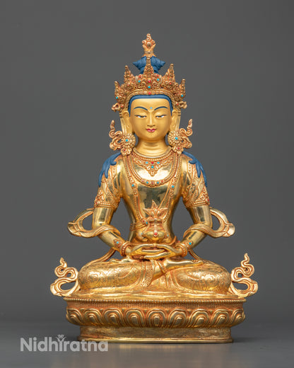 Gold Amitayus: The Buddha of Boundless Life and Serenity