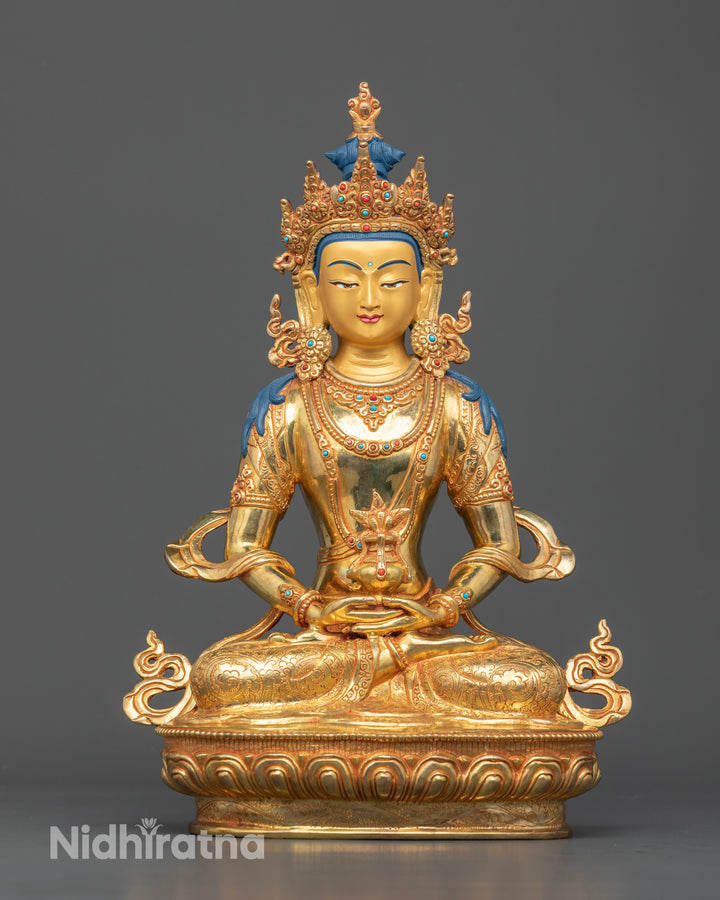 Gold Amitayus: The Buddha of Boundless Life and Serenity