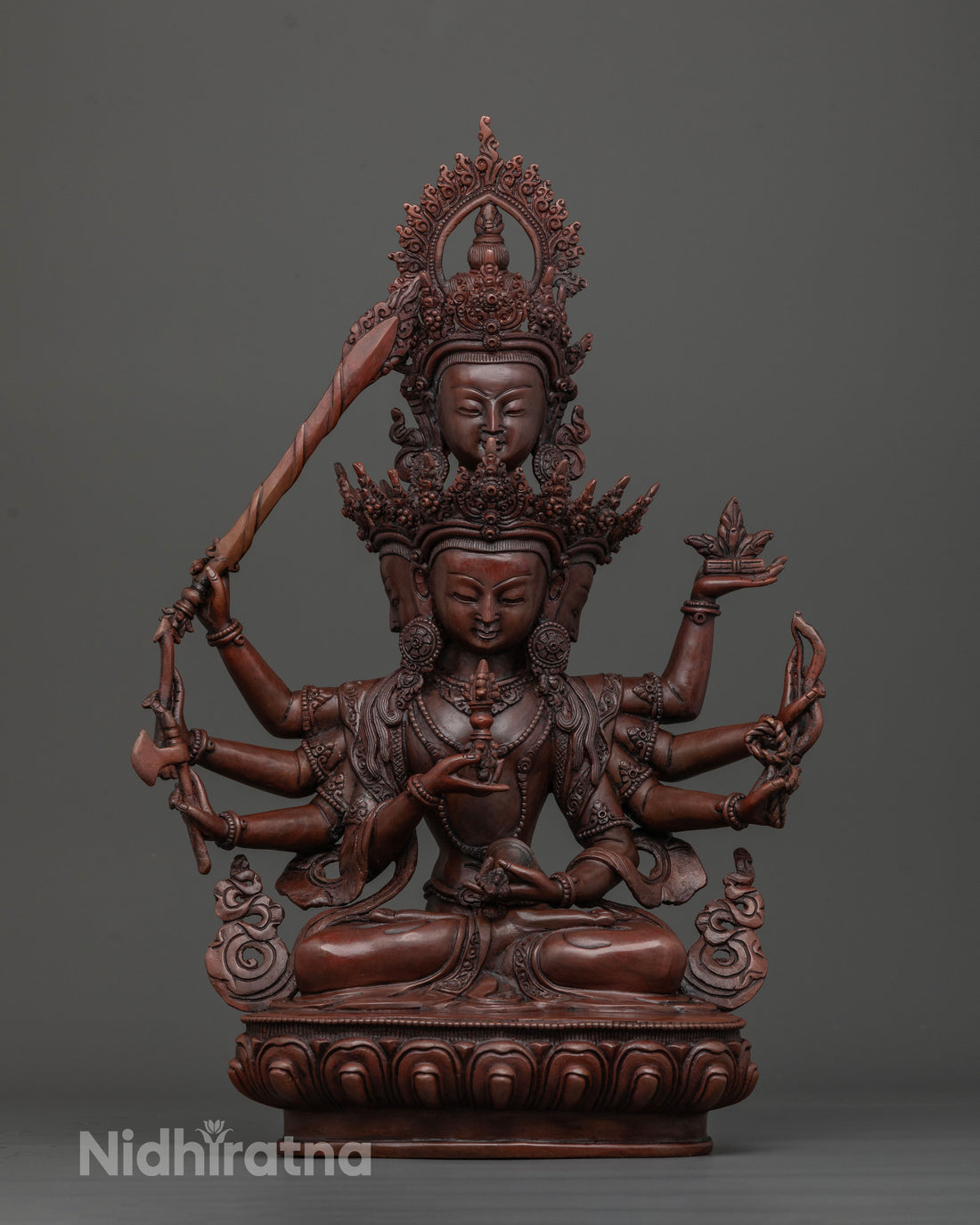 Bodhisattva of Wisdom & Knowledge: Maha Manjushri Statue