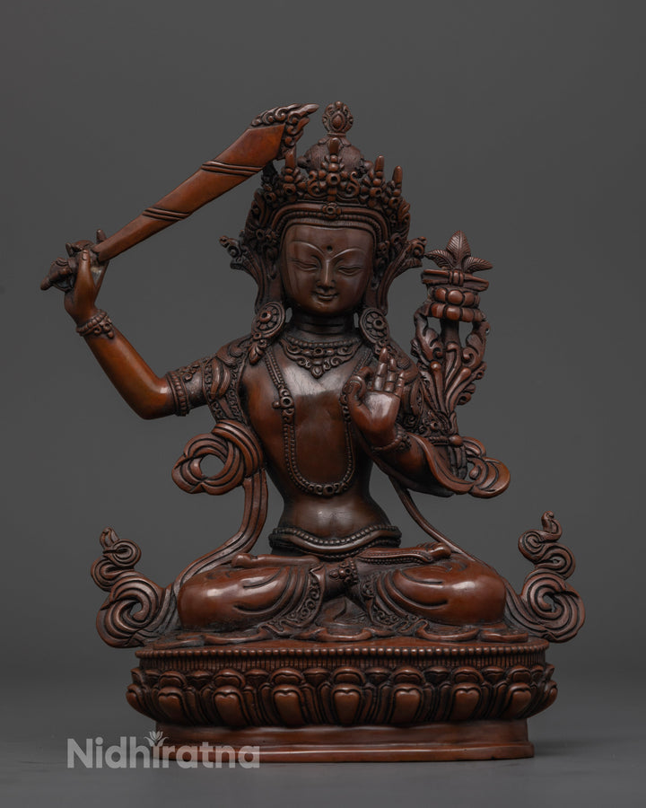 Manjushri Statue: Symbol of Wisdom