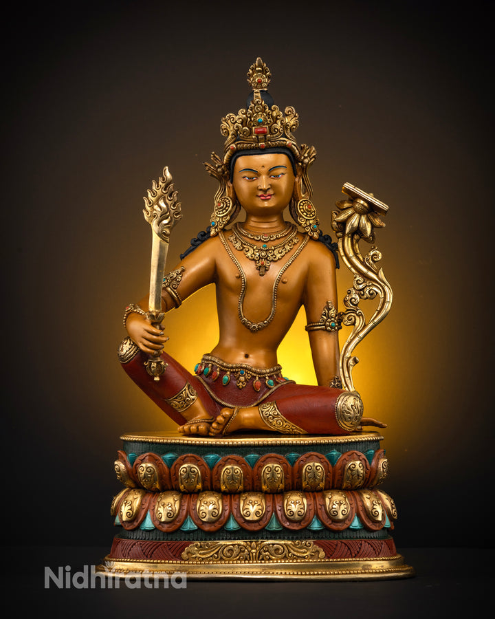 Vivid Enlightenment: Manjushri in a Unique, Colorful Avatar