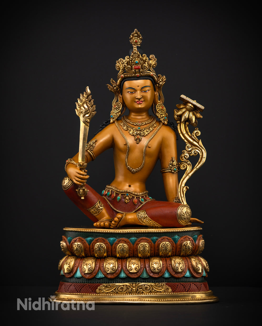 Vivid Enlightenment: Manjushri in a Unique, Colorful Avatar