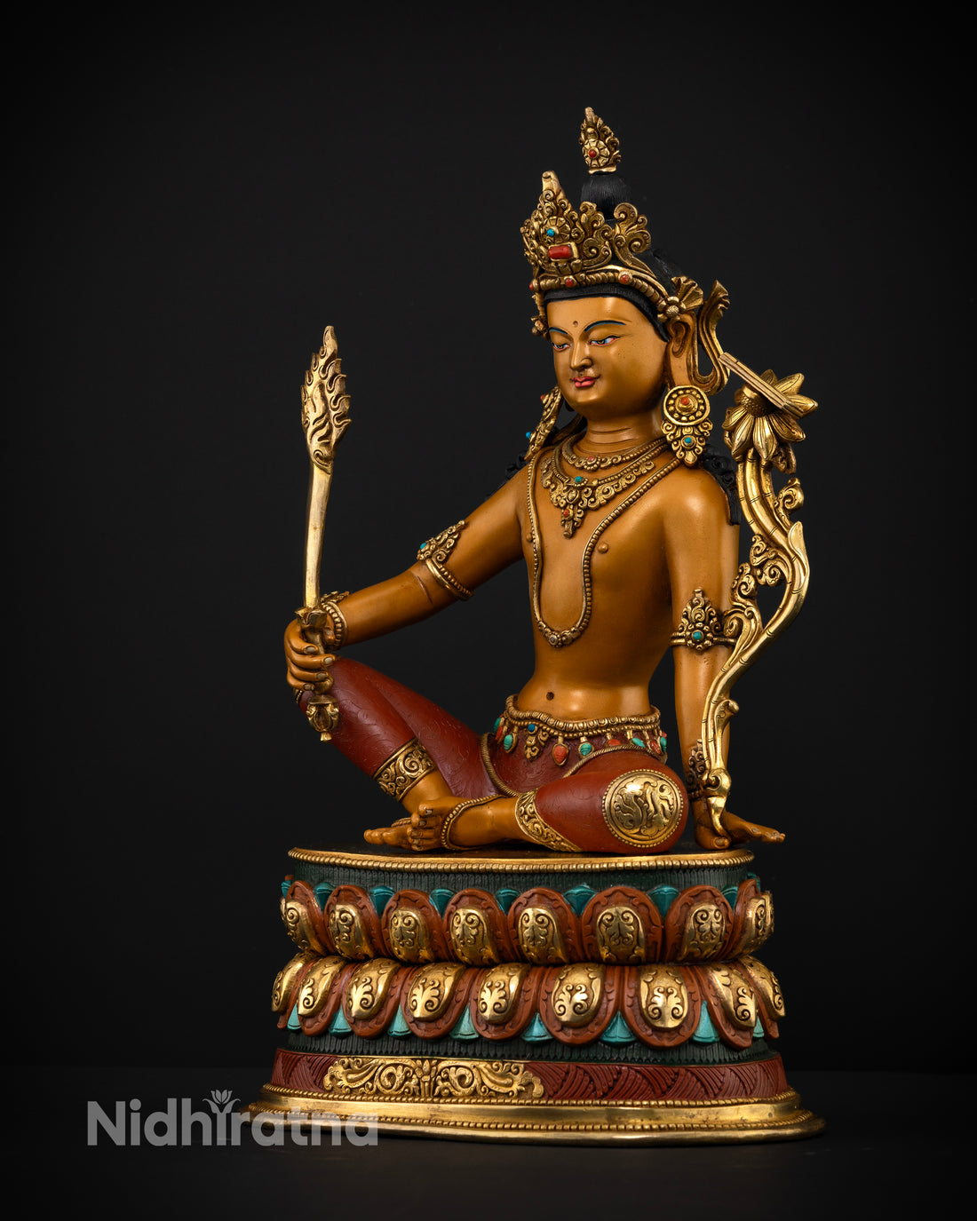 Vivid Enlightenment: Manjushri in a Unique, Colorful Avatar